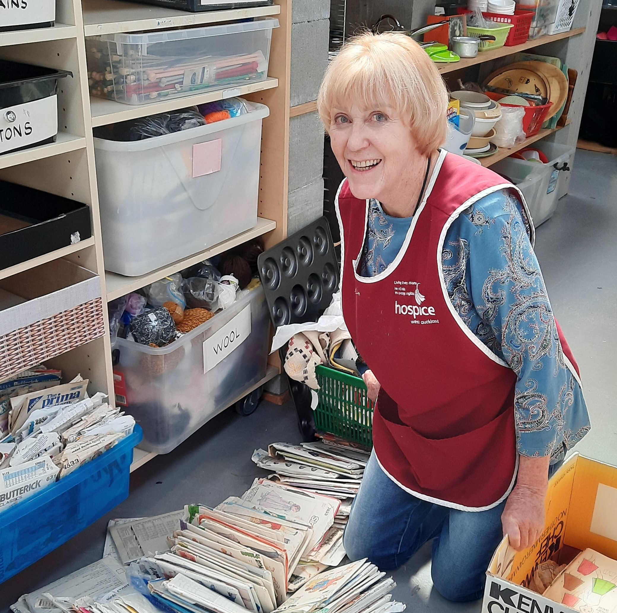Op Shop Volunteer Hospice West Auckland