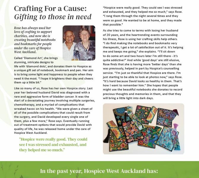 Hospice West Auckland Newsletter November 2023
